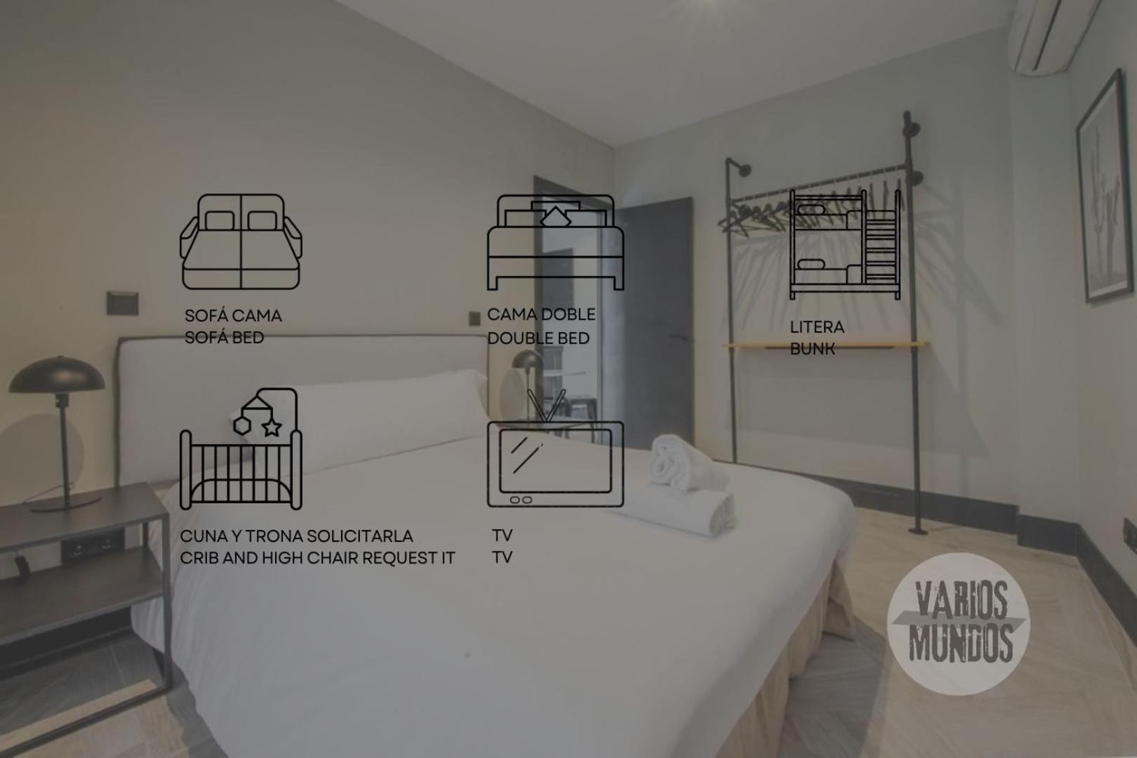 Fancy And New Apt Para 7Pax En Santa Ana-La Latina E2 Madrid Exterior foto